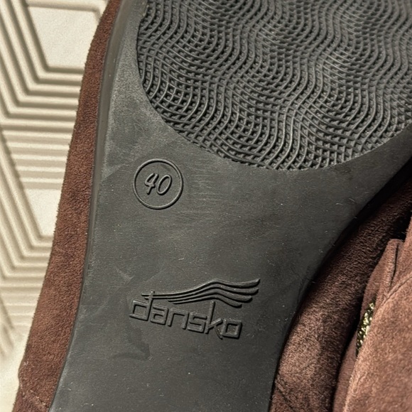 Dansko Brown Suede Ankle Boots Dansko Baker boots size 40 9.5 - 10 women’s - Picture 9 of 14